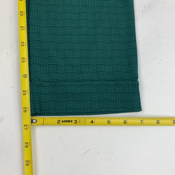 Betabrand Straight leg dress pants Green XS Zip button 4 pocket Cuff hem Stretch - Picture 12 of 13
